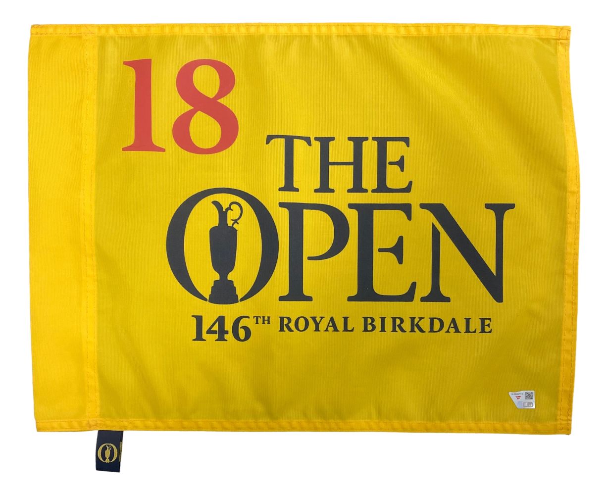 146th Open Championship Royal Birkdale PGA Issued Golf Flag Spieth Won Fanatics
