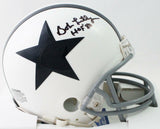 Bob Lilly Autographed Dallas Cowboys 60-63 TB Mini Helmet w/HOF - Beckett W Auth