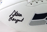 Steve Largent Signed Seattle Seahawks Logo Football w/HOF- Beckett W Auth *Split