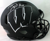 T.J. Watt Autographed Wisconsin Badgers Eclipse Authentic Helmet - Beckett W