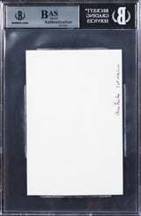 Chris Farley Tommy Boy Authentic Signed 4x6 Cut Signature BAS Slabbed