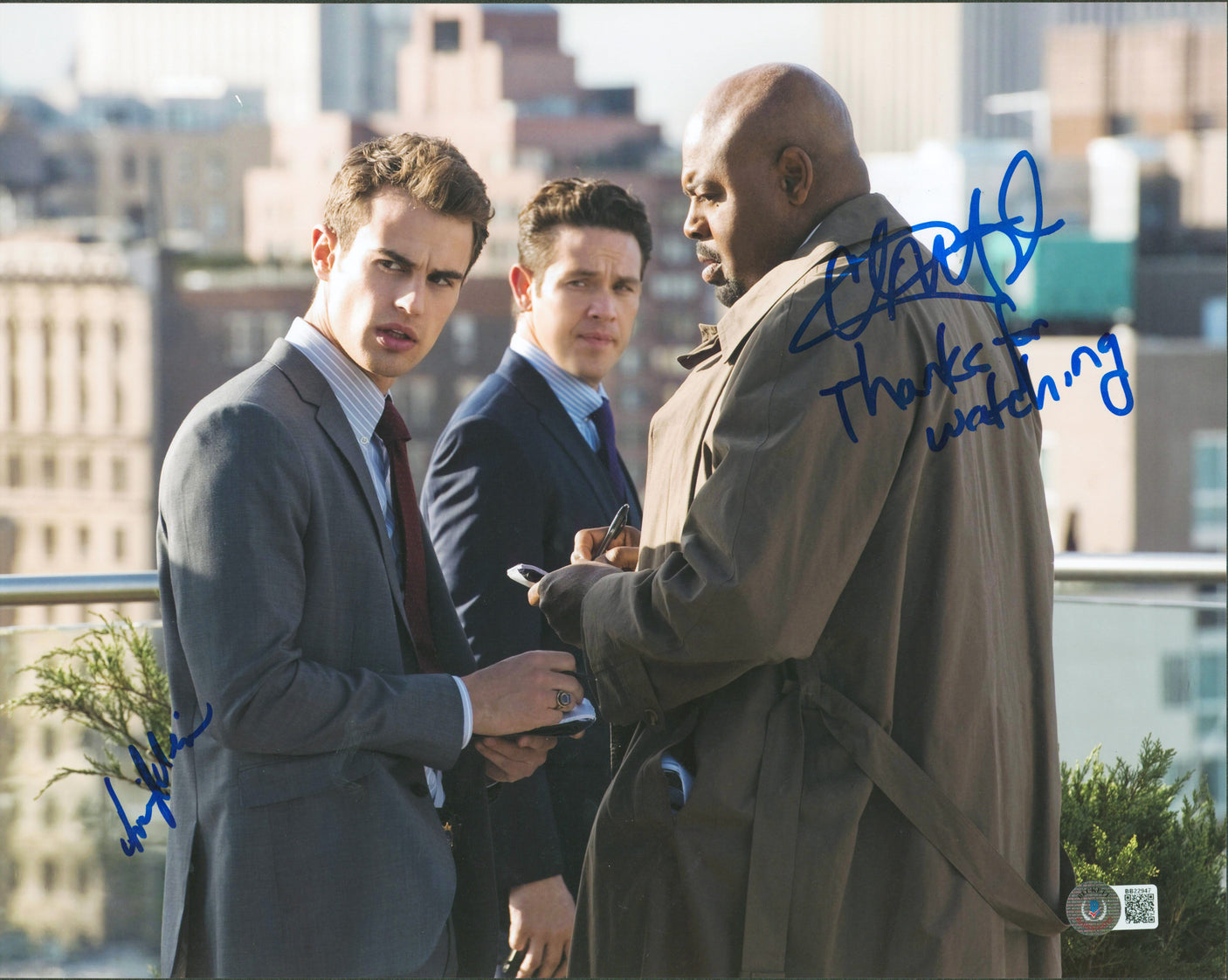 Kevin Alejandro & Chi McBride Golden Boy Signed 11x14 Photo BAS #BB22947