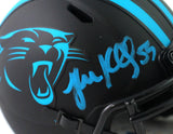 Luke Kuechly Signed Carolina Panthers Eclipse Mini Helmet - Beckett W Auth *Blue