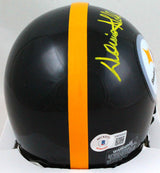 Donnie Shell Signed Pittsburgh Steelers Mini Helmet w/ HOF- Beckett W Holo*Y