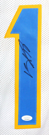 Keenan Allen Autographed White Pro Style Jersey - JSA W Auth *1