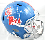 DK Metcalf Autographed Ole Miss Rebels F/S Speed Helmet - Beckett W