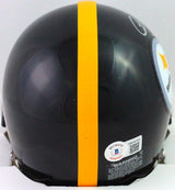 Chase Claypool Signed Pittsburgh Steelers Mini Helmet-Beckett W Hologram *Silver