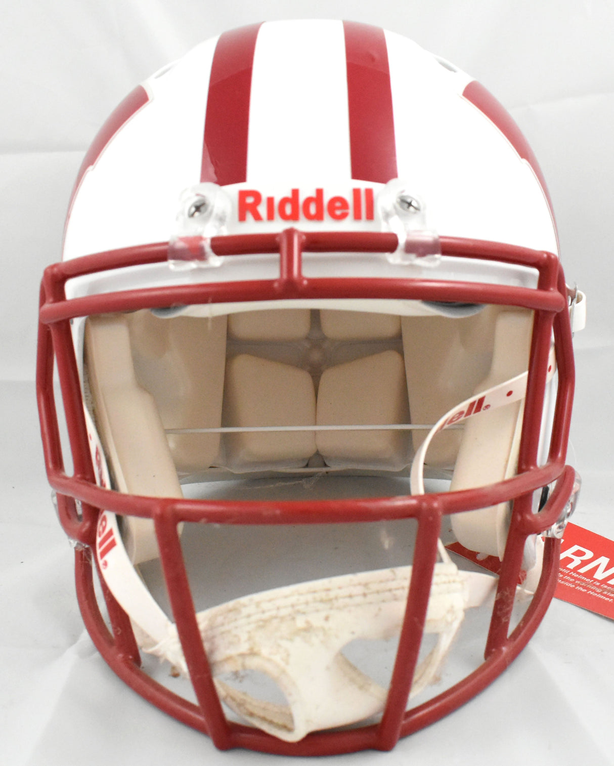 T.J. Watt Autographed Wisconsin F/S Speed Authentic Helmet - Beckett W
