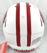 T.J. Watt Autographed Wisconsin F/S Speed Authentic Helmet - Beckett W