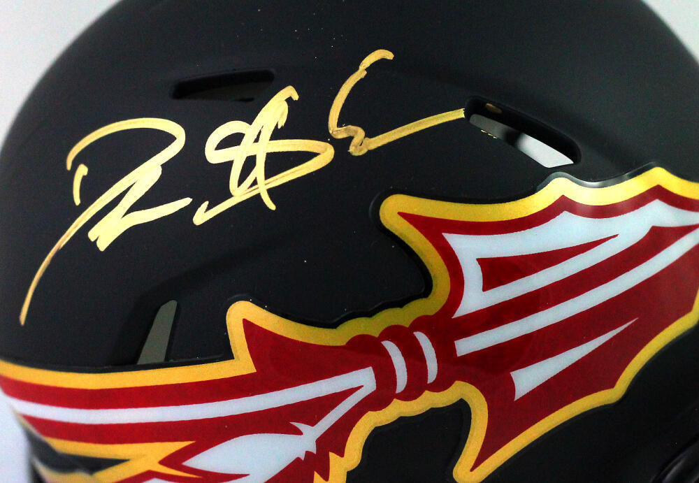 Deion Sanders Signed Florida State Amp Speed Mini Helmet - Beckett W *Gold