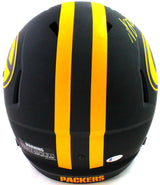 Davante Adams Autographed Green Bay Packers F/S Eclipse Helmet-Beckett W *Yellow
