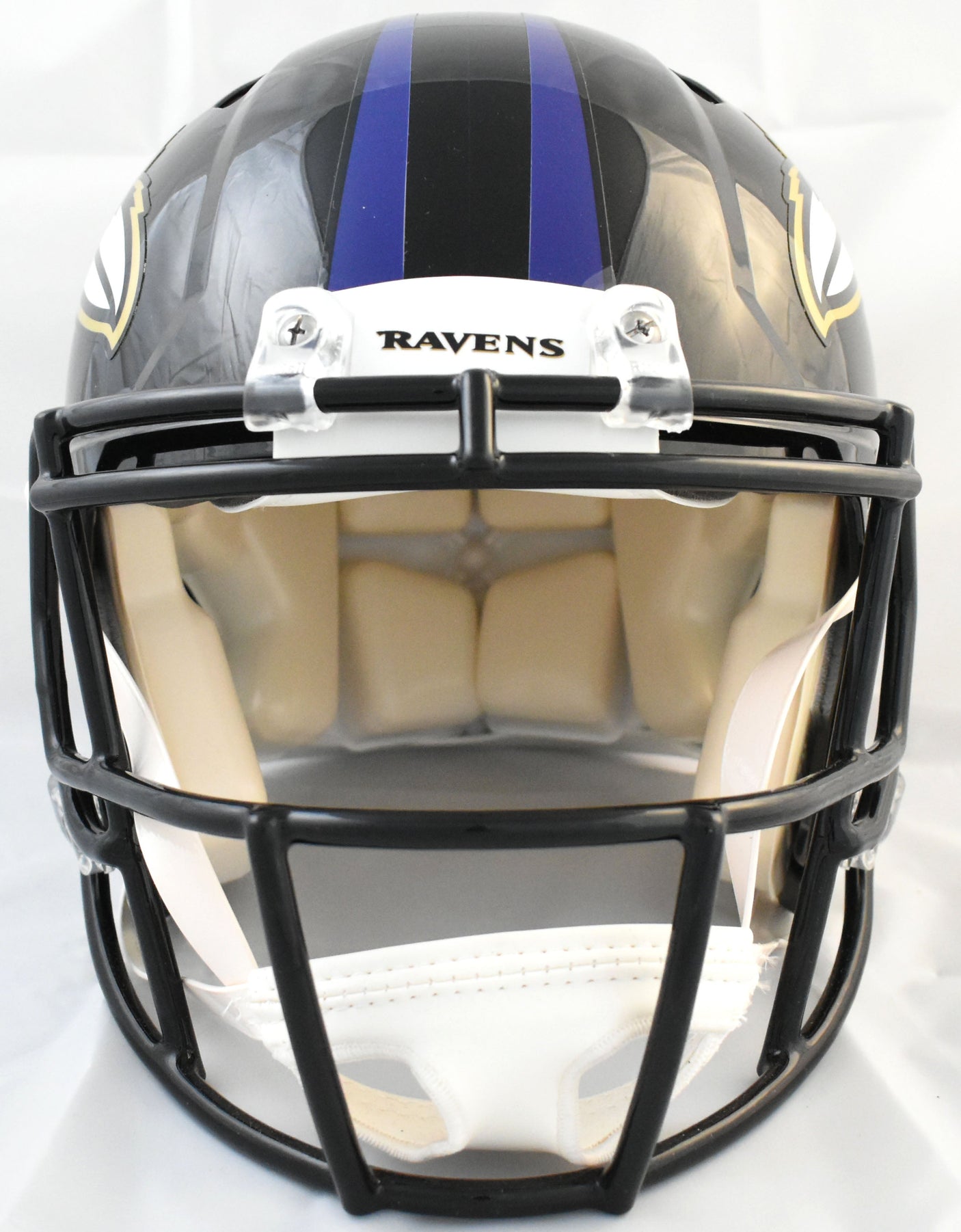 Ray Lewis Autographed Baltimore Ravens F/S Speed Authentic Helmet - Beckett W