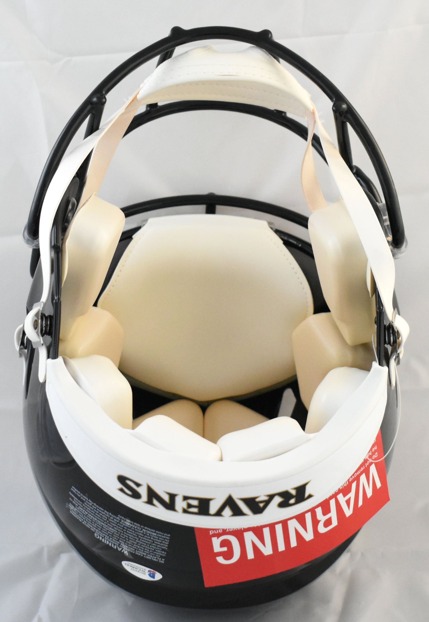 Ray Lewis Autographed Baltimore Ravens F/S Speed Authentic Helmet - Beckett W