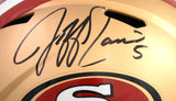 Jeff Garcia Autographed San Francisco 49ers F/S Speed Helmet - Beckett W