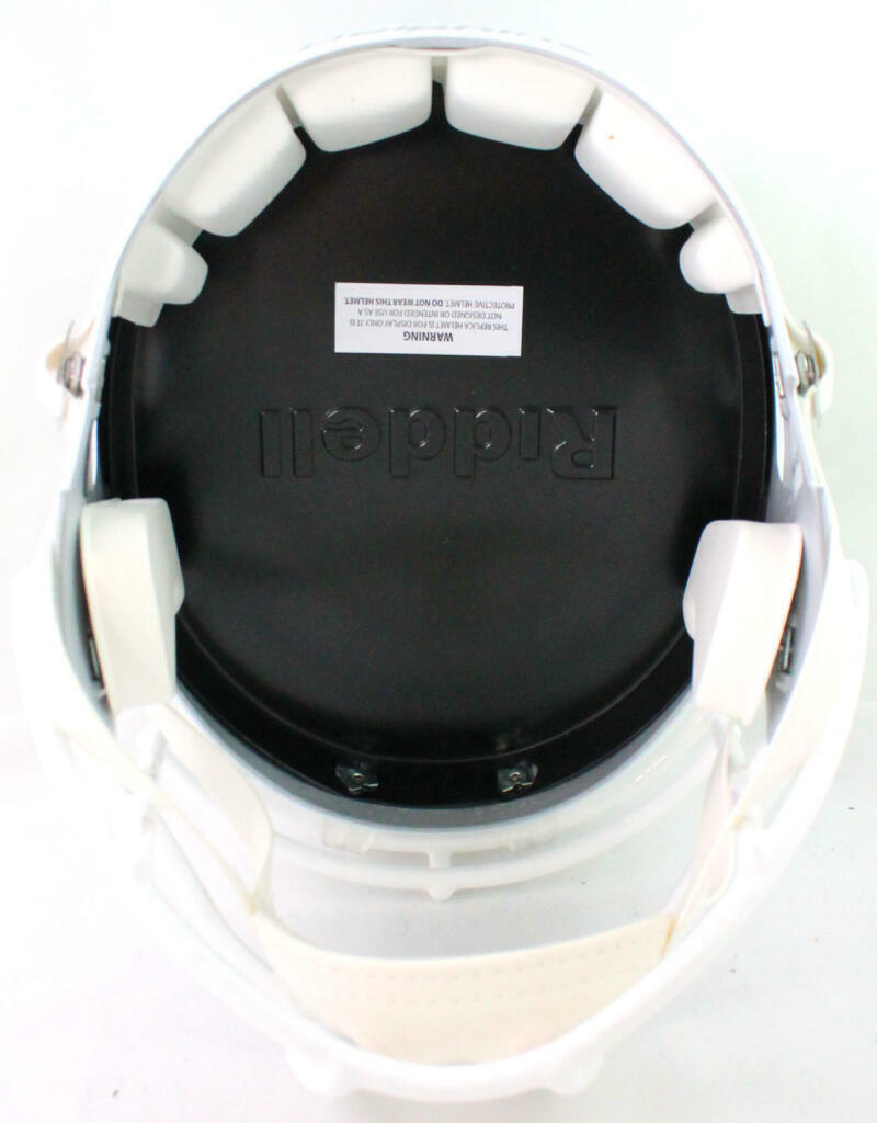 Mike Gesicki Autographed Miami Dolphins Speed F/S Helmet- Beckett W *Black