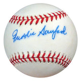 Freddie Sanford Autographed Official AL Baseball St. Louis Browns, New York Yankees PSA/DNA #Q89154