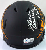 Darren Woodson Autographed Arizona Eclipse Mini Helmet w/ Fork Em- Beckett W*Sil