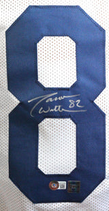 Jason Witten Autographed White/ Blue Pro Style Jersey-Beckett W Hologram *Silver