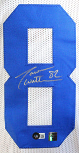 Jason Witten Autographed White Pro Style Jersey - Beckett W Hologram *Silver
