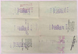 LOT of 6 Joe Sewell Cleveland Indians Signed  Checks 569-574