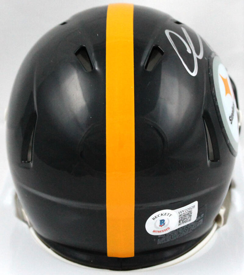 Chase Claypool Autographed Pittsburgh Steelers Speed Mini Helmet-Beckett W Holo