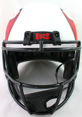 Devin White Signed Tampa Bay Bucs Lunar Speed F/S Helmet Insc- Beckett W *Red