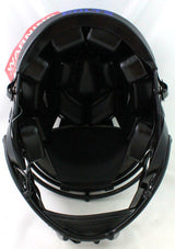 Marshall Faulk Signed Colts Authentic Eclipse F/S Helmet w/ HOF- Beckett W *Blue