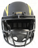 Austin Ekeler Autographed Chargers F/S Eclipse Speed Helmet - Beckett W Holo