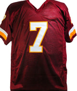 Joe Theismann Autographed Maroon Pro Style Jersey w/ 83 MVP- BECKETT *Black
