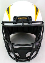 Rodney Harrison Autographed SD Chargers F/S Lunar Helmet- Beckett W *BabyBlue