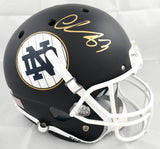 Chase Claypool Autographed Notre Dame Irish F/S Schutt Helmet - Beckett W Holo