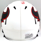 Earl Campbell Signed Houston Texans Lunar Speed Mini Helmet w/ HOF- JSA W *Red
