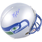 STEVE LARGENT Autographed and Inscribed "HOF 95" Seattle Seahawks Authentic Helmet FANATICS