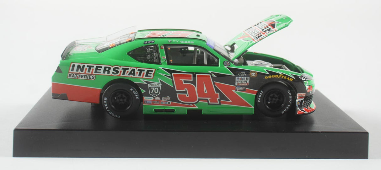 Ty Gibbs Signed 2022 #54 Interstate Batteries 1:24 Diecast Car (PA)