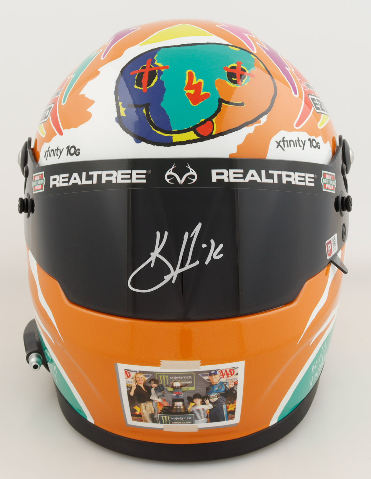Kevin Harvick Signed NASCAR POPs Edition "4Ever Pops" Full-Size Helmet (PA)