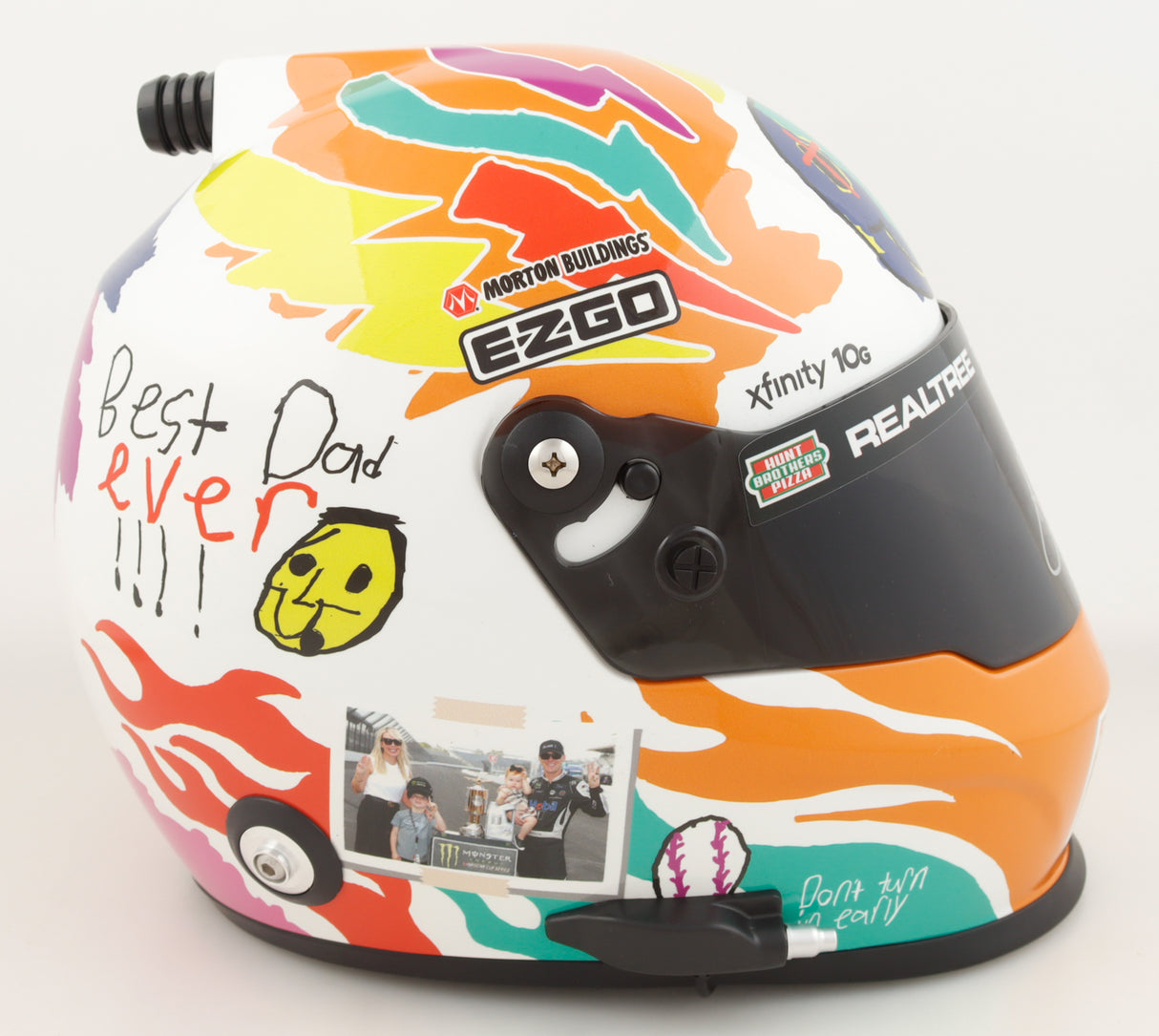 Kevin Harvick Signed NASCAR POPs Edition "4Ever Pops" Full-Size Helmet (PA)