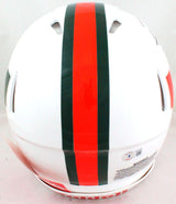 Ray Lewis Signed Miami Hurricanes F/S Speed Authentic Helmet- Beckett W Hologram