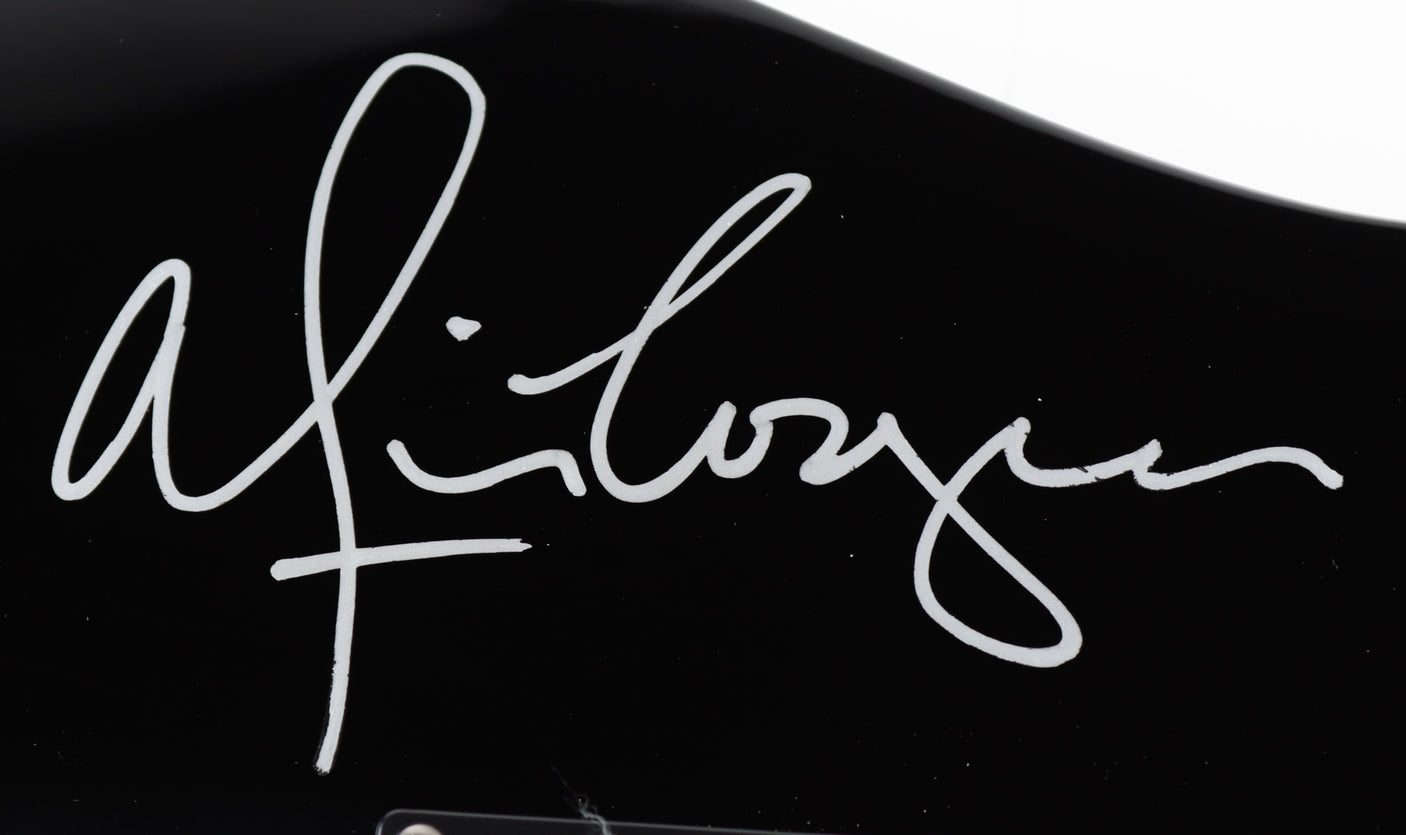 Glossy Black Alice Cooper Signed Full-Size Electric Guitar (Beckett)