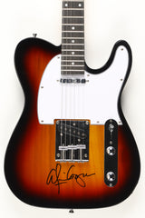 Sunburst Tobacco Telecaster-Style Alice Cooper Signed Full-Size Electric Guitar (Beckett)