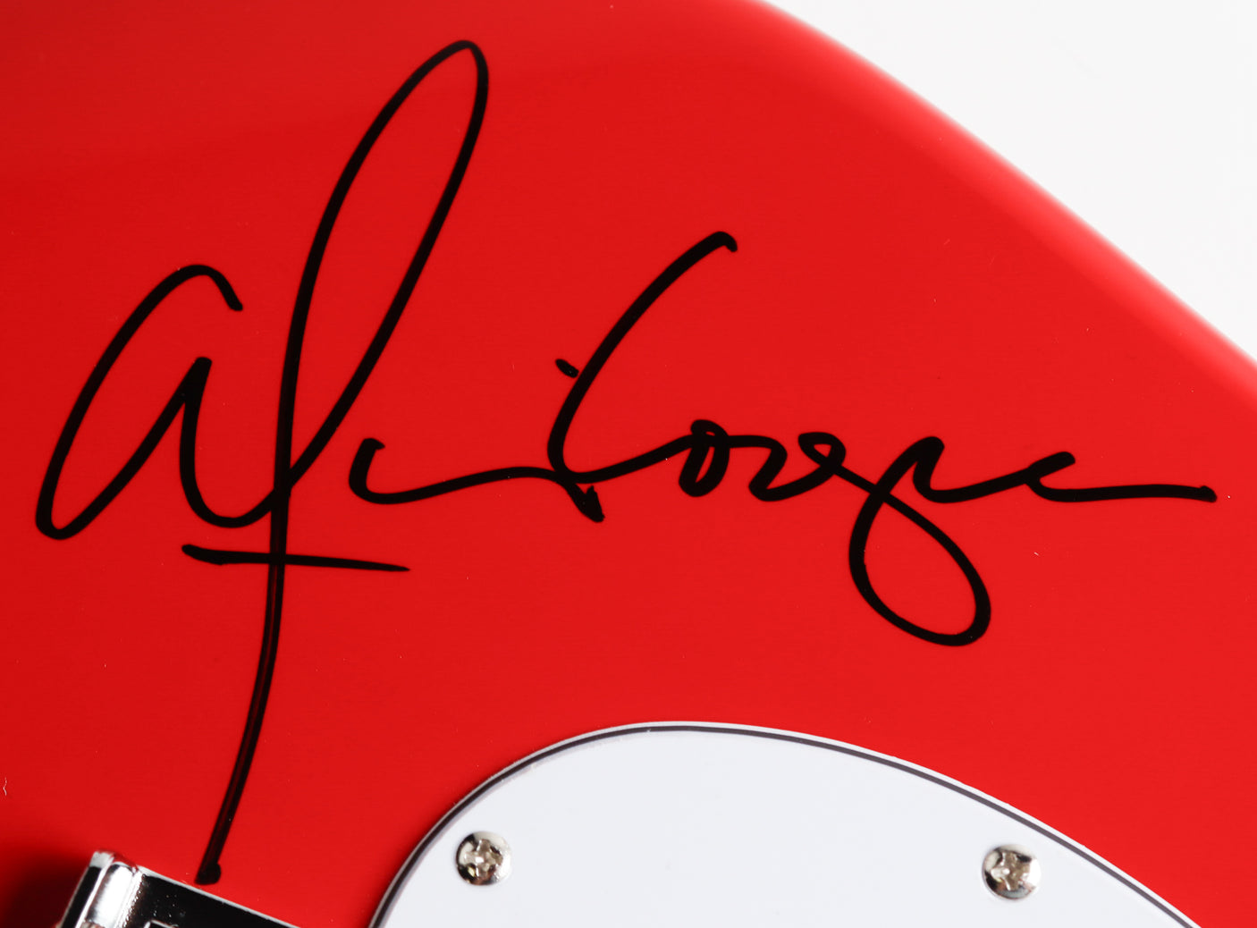 Fiesta Red Alice Cooper Signed Full-Size Electric Guitar – Beckett Certified