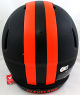 Baker Mayfield Nick Chubb Signed Browns F/S Authentic Eclipse Helmet- Beckett