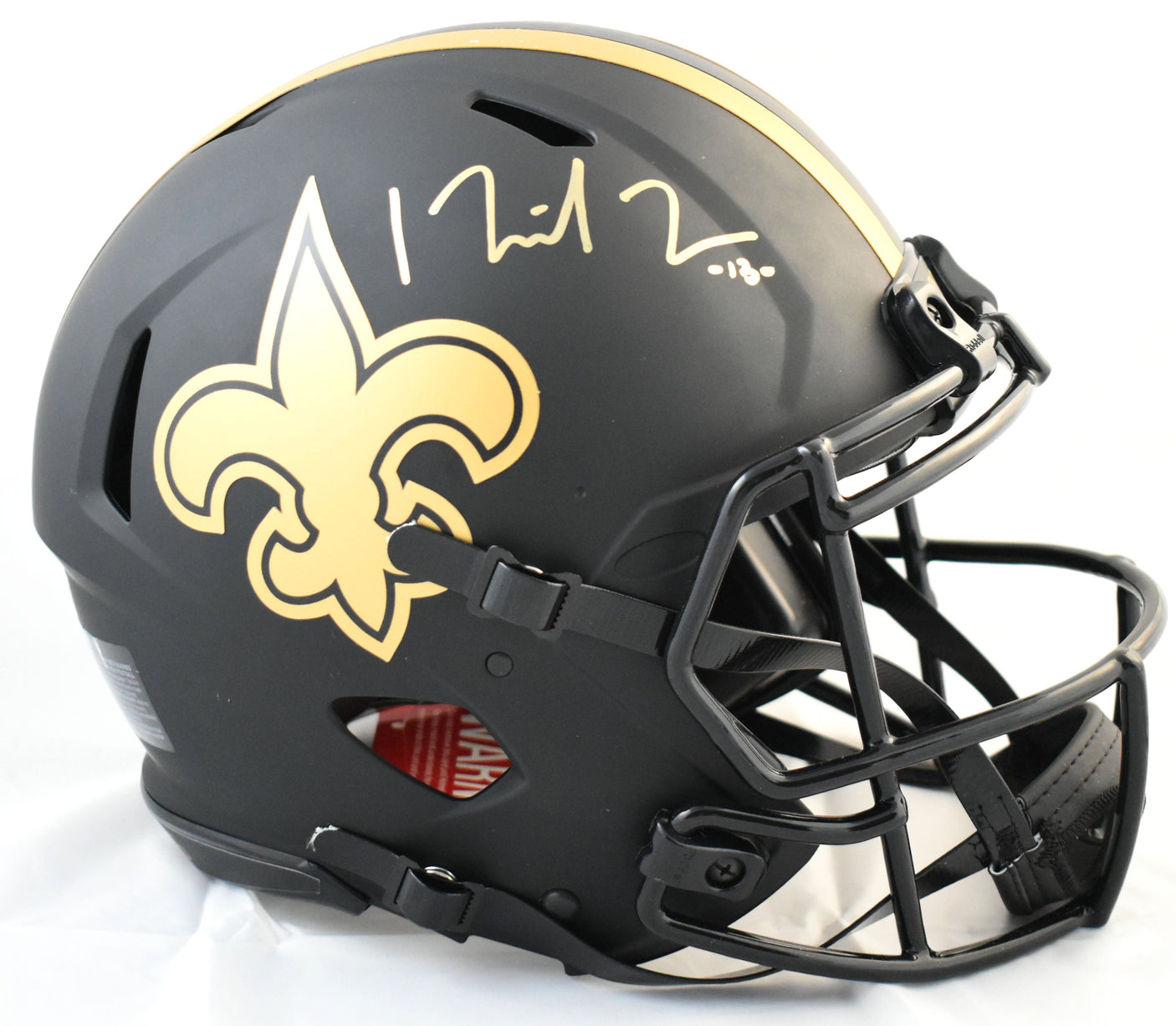 Michael Thomas Signed Saints F/S Eclipse Speed Authentic Helmet - Beckett W Holo