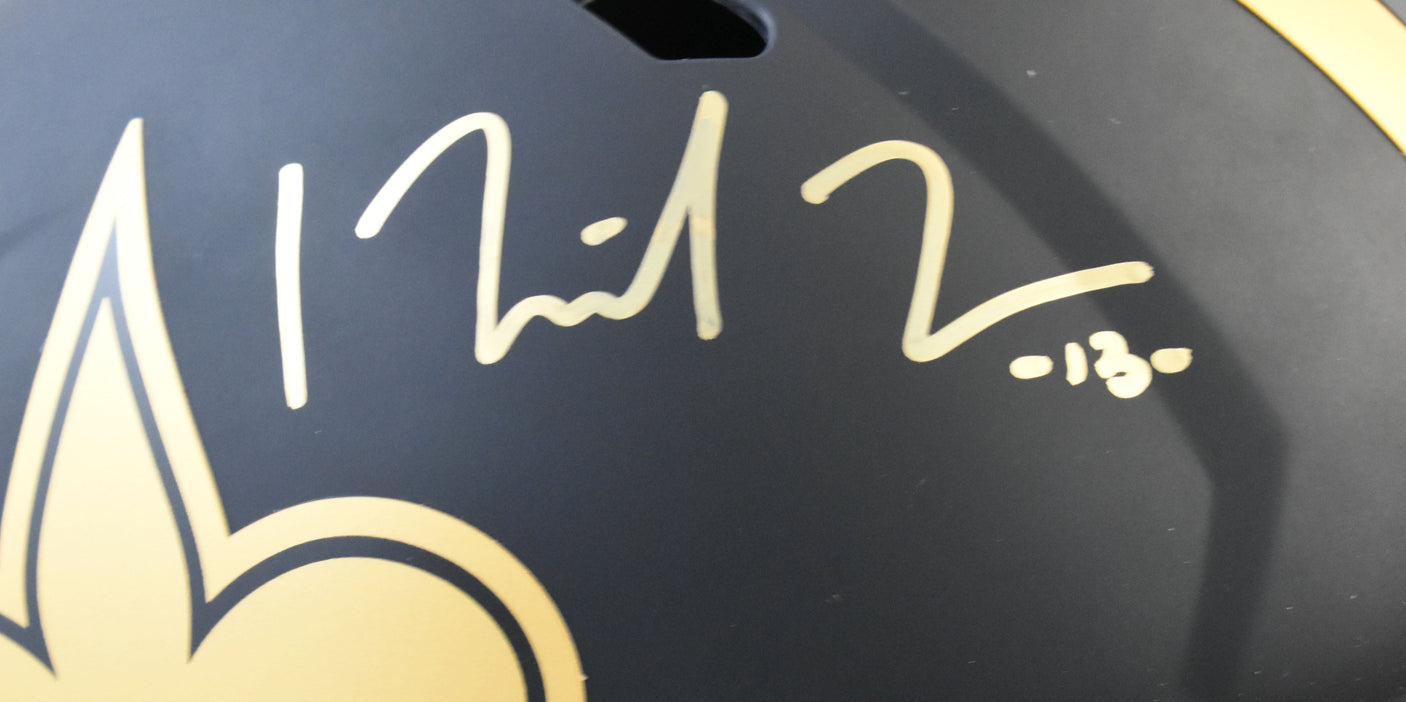 Michael Thomas Signed Saints F/S Eclipse Speed Authentic Helmet - Beckett W Holo