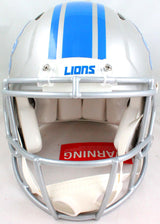 TJ Hockenson Signed Detroit Lions F/S Speed Authentic Helmet- Beckett W *Black