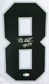 Bryan Edwards #89 Autographed White Pro Style Jersey- Beckett W Auth *8