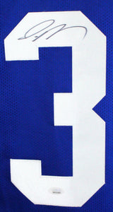 Jamal Adams Autographed Blue Pro Style Jersey- JSA Witnessed *L3