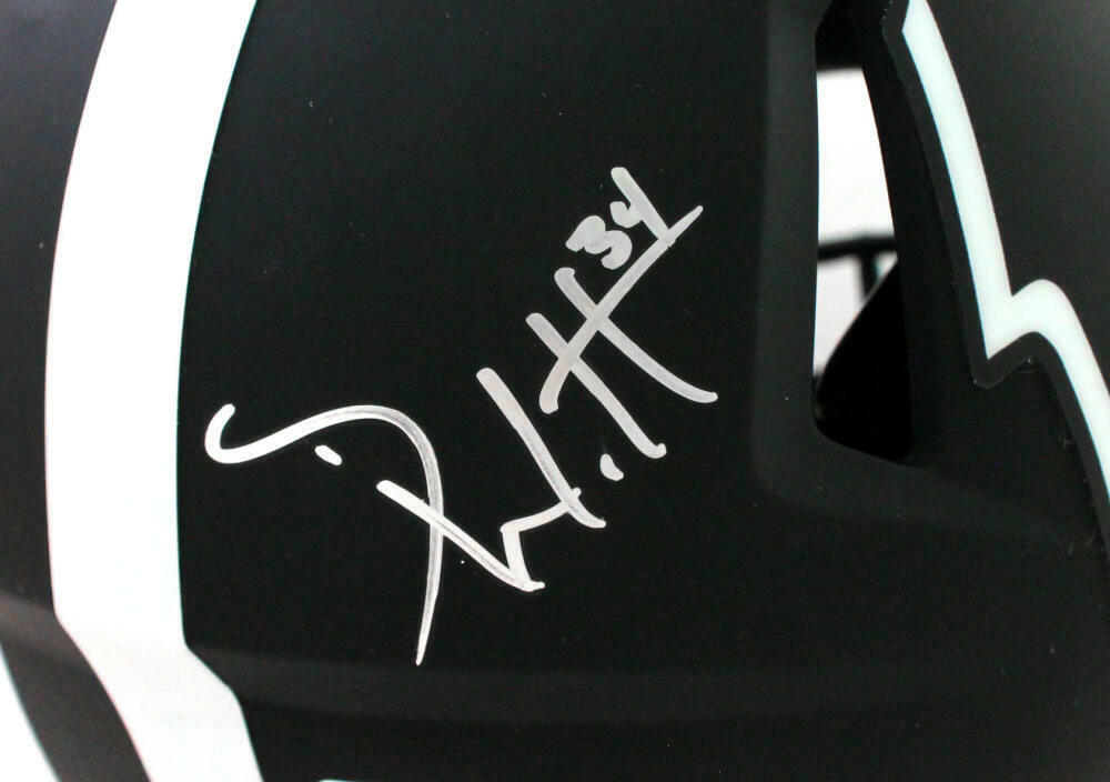 Derek/TJ/JJ Watt Signed Wisconsin Badgers Eclipse Speed Authentic Helmet- JSA W