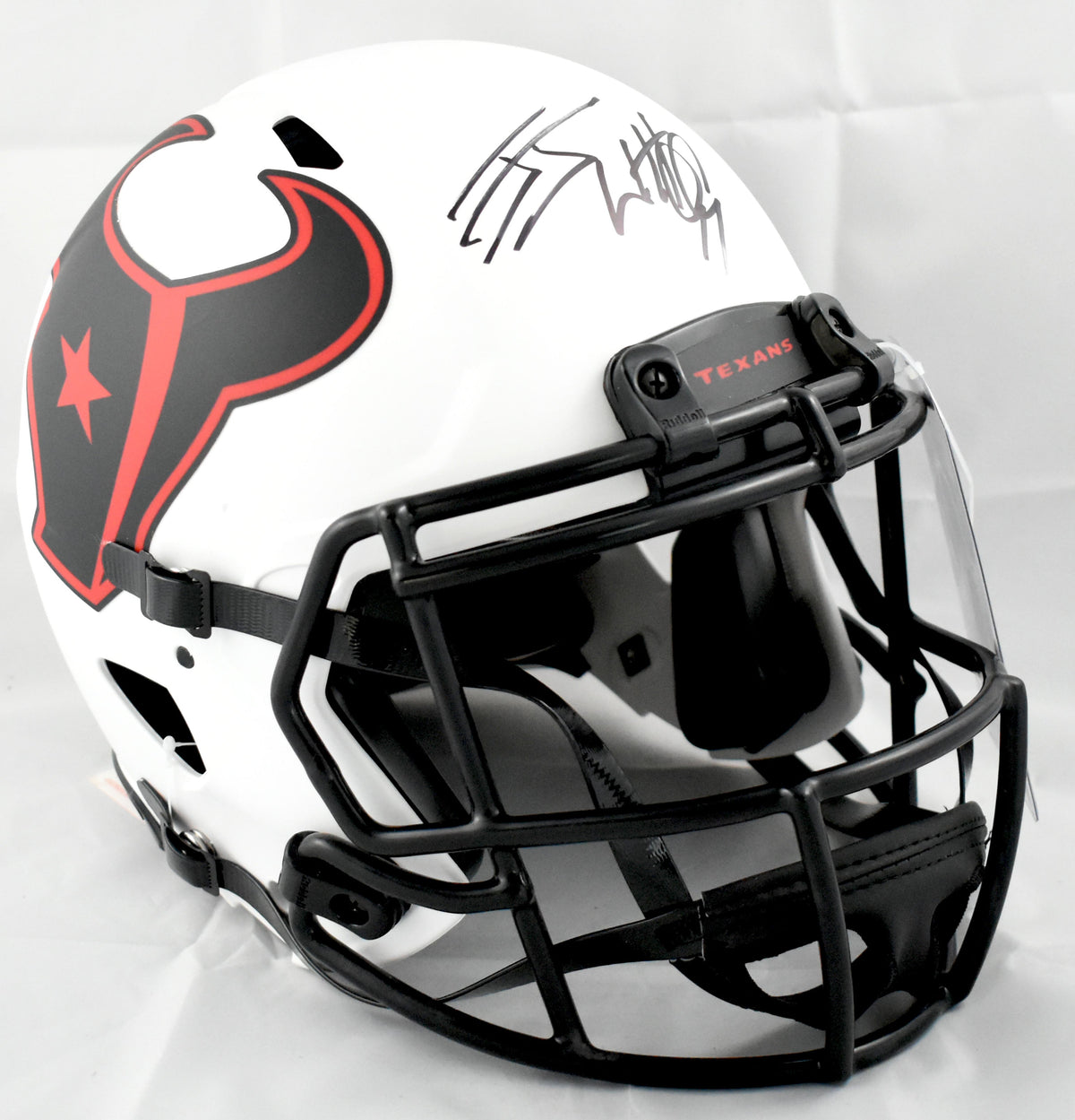 JJ Watt Autographed Houston Texans F/S Lunar Speed Authentic Helmet - JSA W
