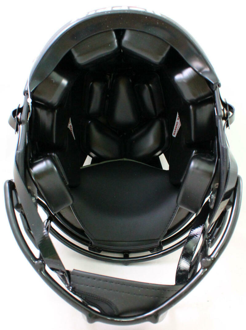 T.J. Watt Signed Wisconsin Badgers F/S Eclipse Speed Authentic Helmet-Beckett