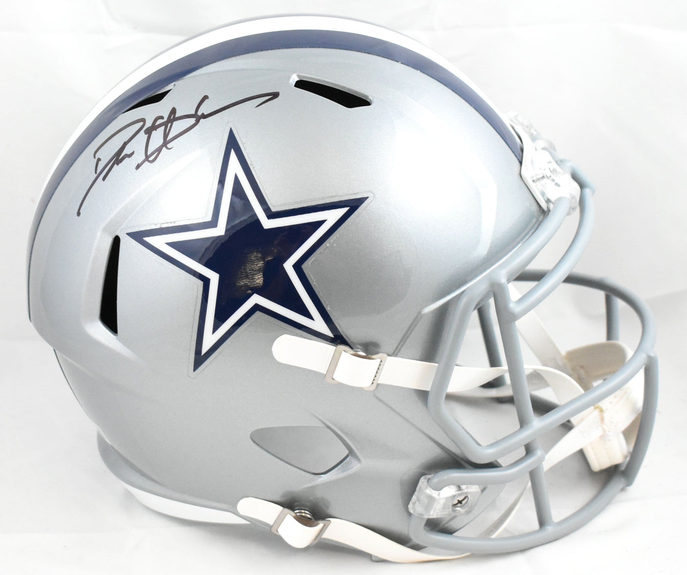 Deion Sanders Autographed Dallas Cowboys F/S Speed Helmet- Beckett W Hologram